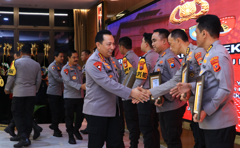 Kapolri Buka Rakernis Gabungan 4 Satker Polri