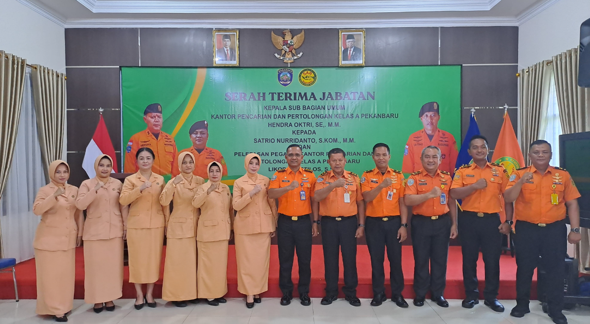 Sertijab Kepemimpinan di Basarnas Pekanbaru, Sambut Tantangan Baru